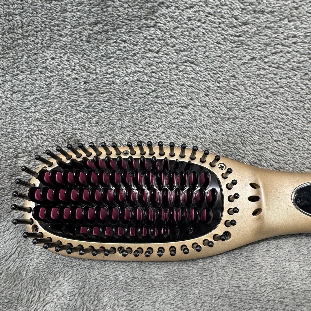 Hair Straightener Brush with‎ Ionic Generator by MiroPure 30s Fast MCH Ceramic